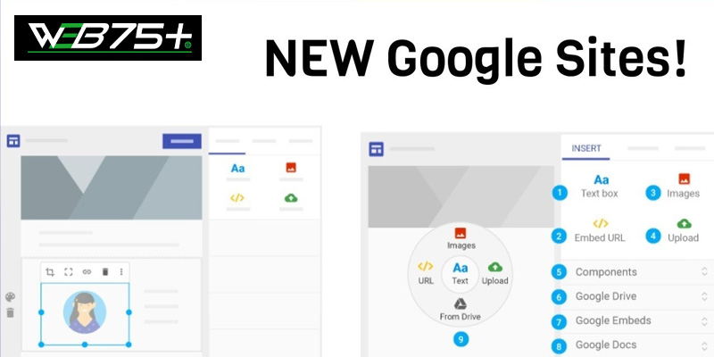 Google Sites - phần mềm làm web miễn phí